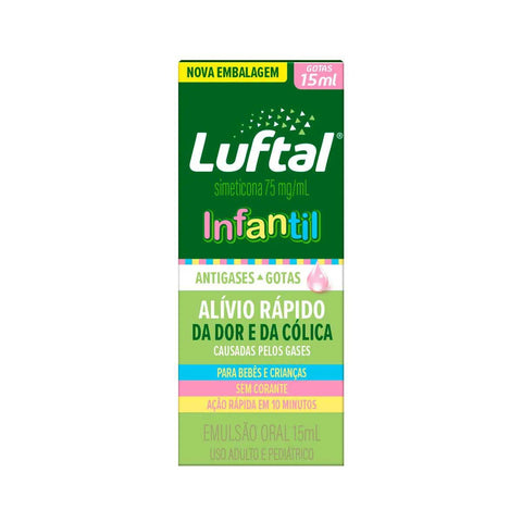 Luftal Infantil 75mg/mL - 15 mL - Gotas