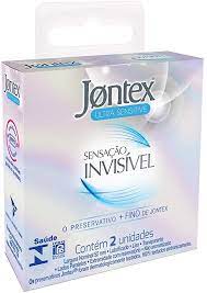 Preservativo Jontex Sensação Invisível 2 Unidades