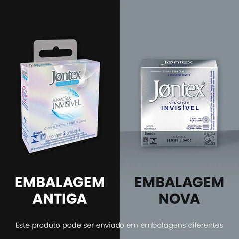 Preservativo Jontex Sensação Invisível 2 Unidades