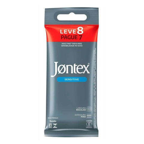 Preservativo Jontex Sensitive 7 + 1 Unidades