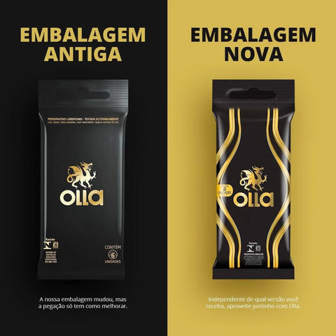 Preservativo Olla Lubrificado 6 Unidades