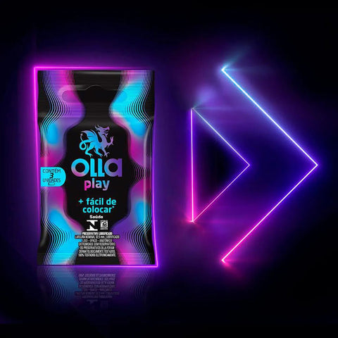Preservativo Olla Play 3 Unidades