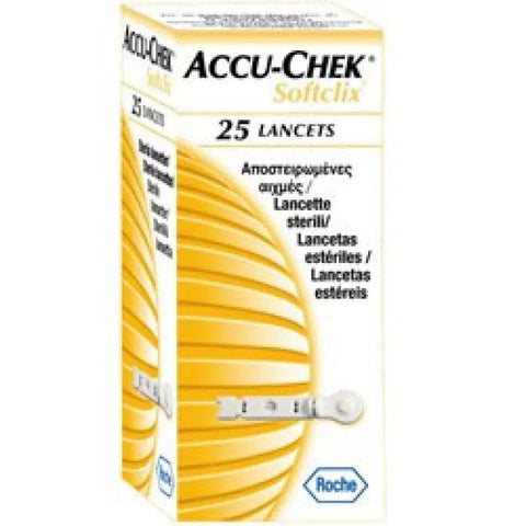 Accu-Chek Softclix Lanceta - 25 Unidades