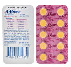 AAS  100mg - 10 Unidades - Comprimido