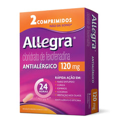 Allegra  120mg - 2 Unidades - Comprimido