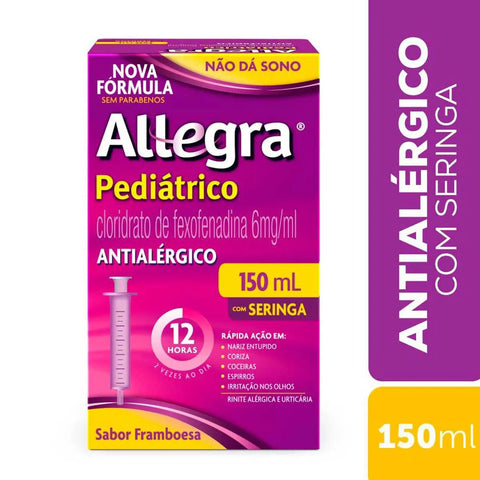 Allegra 6mg/mL - 150 mL - Suspensão