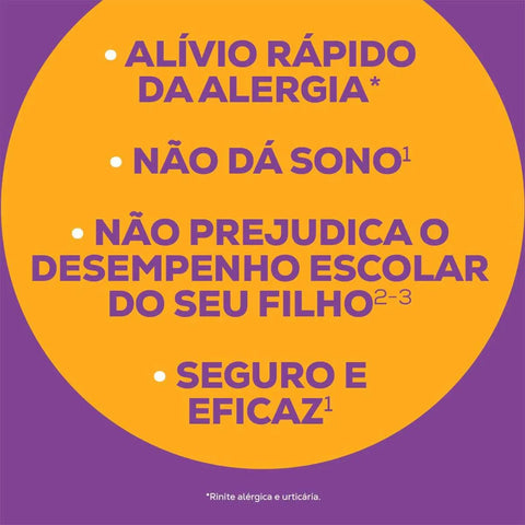 Allegra 6mg/mL - 150 mL - Suspensão
