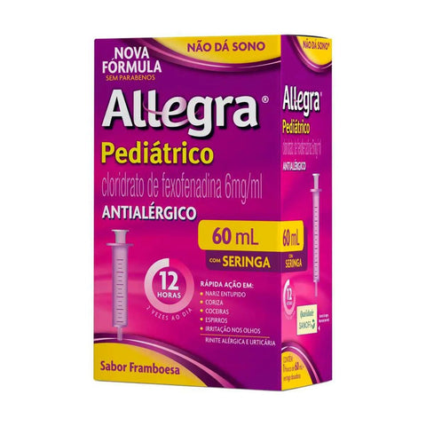 Allegra 6mg/mL - 60 mL - Suspensão