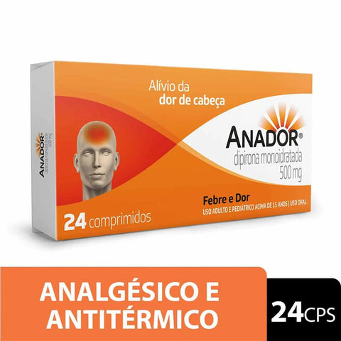Anador 500mg - 24 Unidades - Comprimido