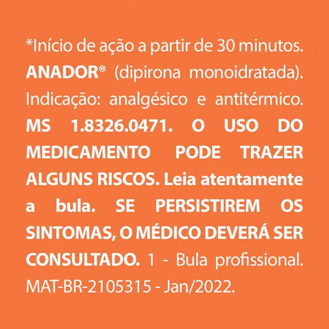 Anador 500mg - 24 Unidades - Comprimido
