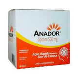Anador  500mg - 4 Unidades - Comprimido (A1)