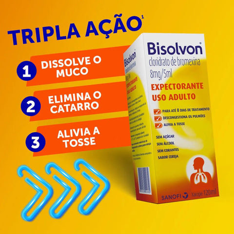 Bisolvon 1,6mg/mL - 120 mL - Xarope