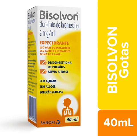 Bisolvon 2mg/mL - 40 mL - Solução