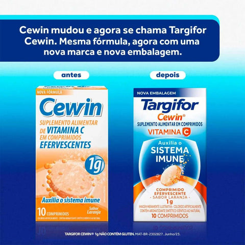 Cewin Targifor 1g - 10 Unidades - Efervescente