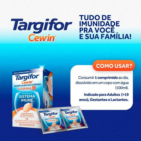Cewin Targifor 1g - 10 Unidades - Efervescente