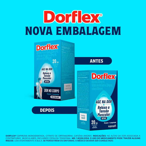 Dorflex 300mg/mL + 35mg/mL + 50mg/mL - 20 mL - Gotas