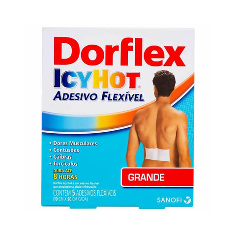 Dorflex Icy Hot Grande - 5 Unidades - Adesivo