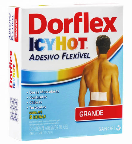 Dorflex Icy Hot Grande - 5 Unidades - Adesivo
