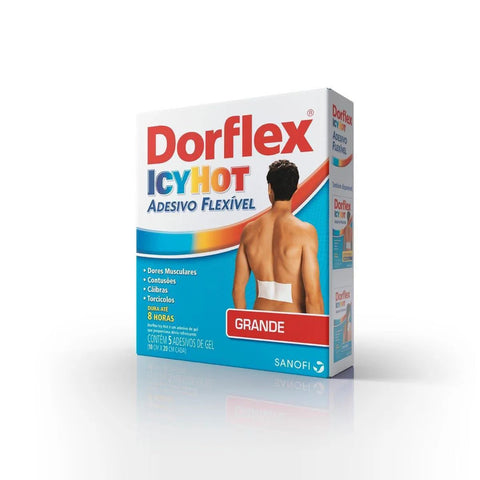 Dorflex Icy Hot Grande - 5 Unidades - Adesivo