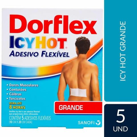 Dorflex Icy Hot Grande - 5 Unidades - Adesivo
