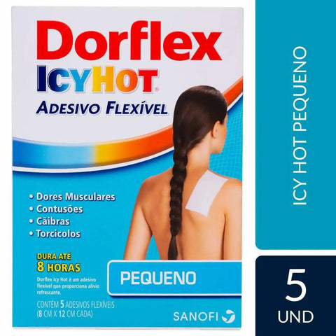 Dorflex Icy Hot Pequeno - 5 Unidades - Adesivo