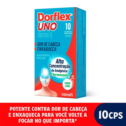 Dorflex UNO 1g - 10 Unidades - Efervescente