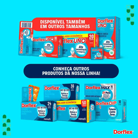 Dorflex UNO 1g - 10 Unidades - Efervescente