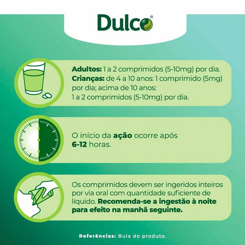 Dulcolax 5mg - 20 Unidades - Comprimido