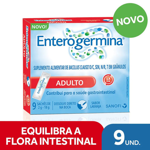 Enterogermina 2g - 9 x 2 g - Sachê