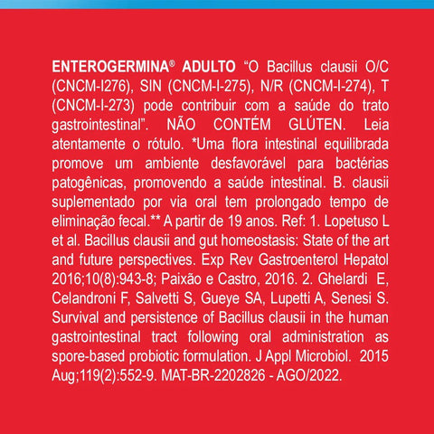 Enterogermina 2g - 9 x 2 g - Sachê