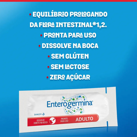 Enterogermina 2g - 9 x 2 g - Sachê