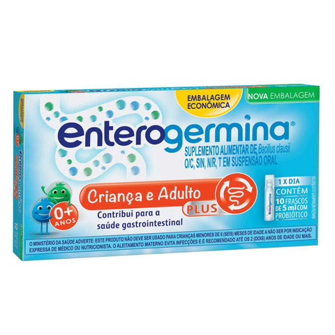 Enterogermina Plus 4BCFU/5mL - 10 x 5 mL - Suspensão