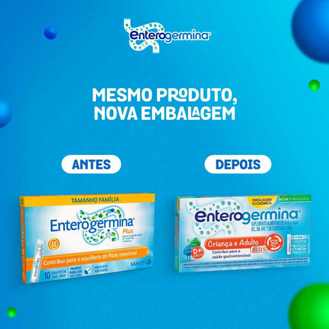 Enterogermina Plus 4BCFU/5mL - 10 x 5 mL - Suspensão