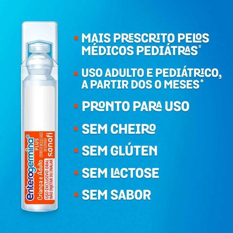 Enterogermina Plus 4BCFU/5mL - 10 x 5 mL - Suspensão