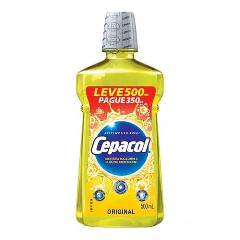 Enxaguante Bucal Cepacol Tradicional, Leve 500Ml Pague 350Ml