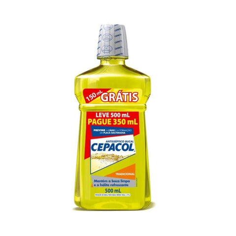 Enxaguante Bucal Cepacol Tradicional, Leve 500Ml Pague 350Ml