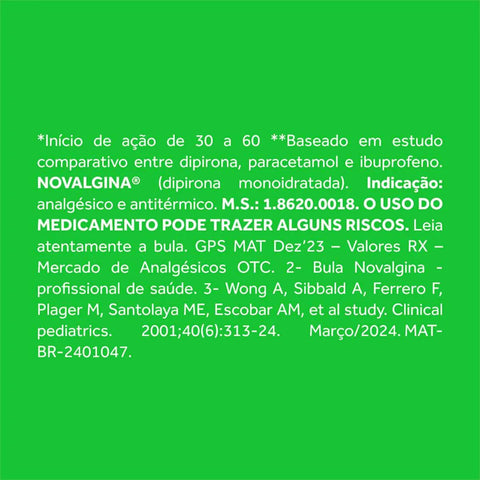 Novalgina 50mg/mL - 100 mL - Gotas