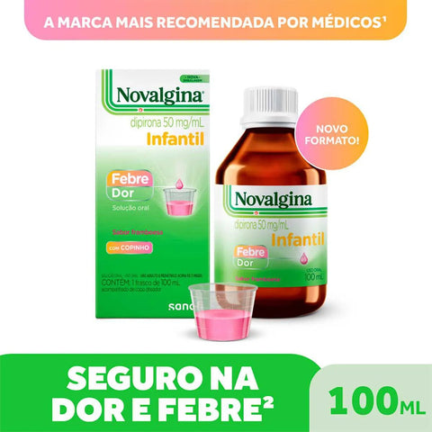 Novalgina Infantil 50mg/mL - 100 mL - Gotas
