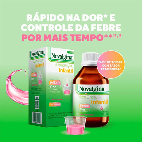 Novalgina Infantil 50mg/mL - 100 mL - Gotas