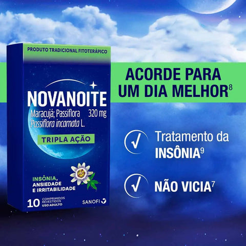 Novanoite 320mg - 10 Unidades - Comprimido