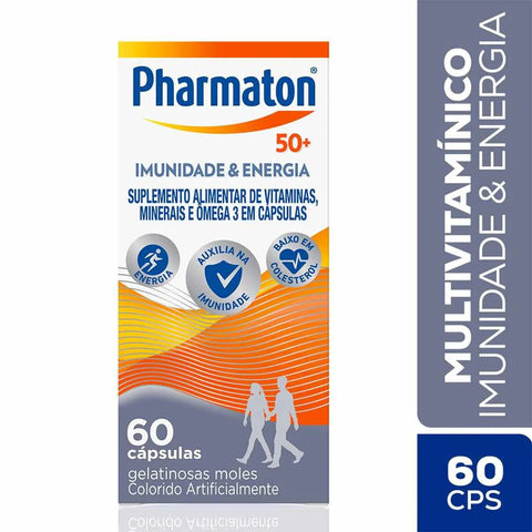 Polivitamínico Pharmaton 50+ 60 Unidades - Cápsula