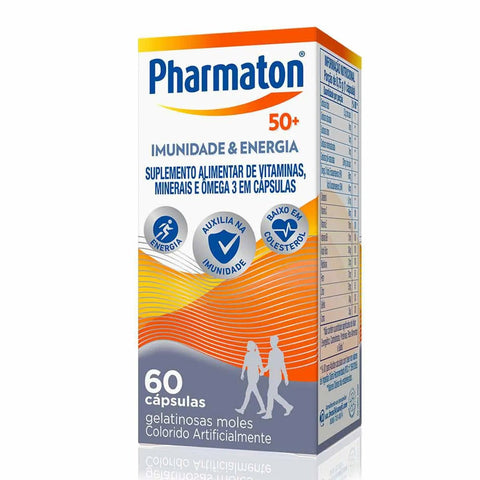 Polivitamínico Pharmaton 50+ 60 Unidades - Cápsula