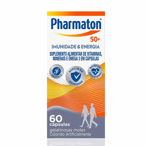 Polivitamínico Pharmaton 50+ 60 Unidades - Cápsula