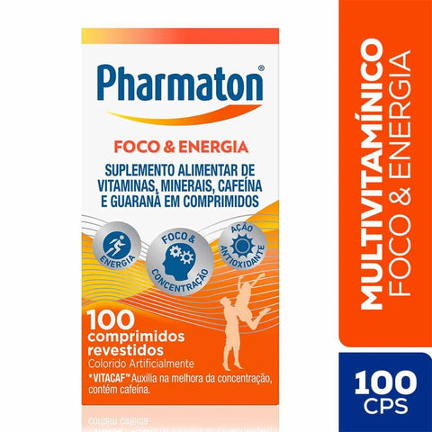 Polivitamínico Pharmaton Energy 100 Unidades - Comprimido