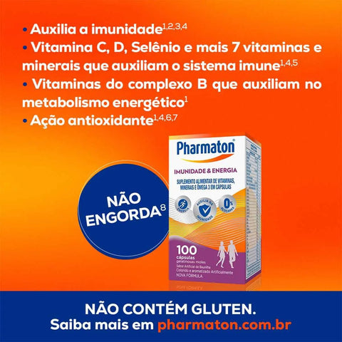 Polivitamínico Targifor Imunidade A-Z 100 Unidades - Cápsula