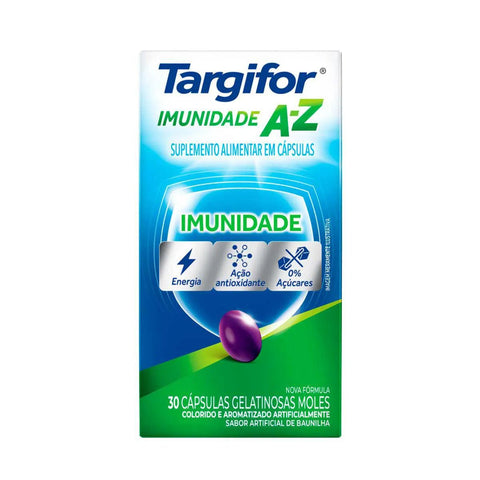 Polivitamínico Targifor Imunidade A-Z 30 Unidades - Cápsula