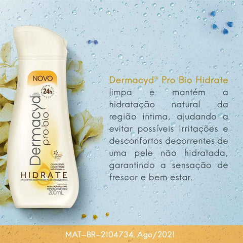 Sabonete Íntimo Dermacyd ProBio Hidrate Líquido Com 200Ml