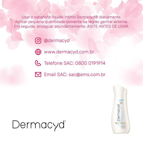 Sabonete Íntimo Dermacyd ProBio Neutralize Líquido Com 200Ml