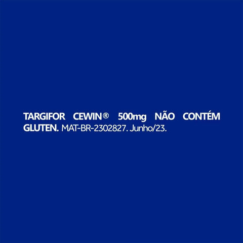 Vitamina C Cewin Targifor 500mg - 30 Unidades - Comprimido