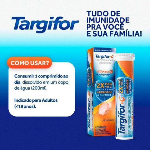 Vitamina C Targifor C 16 Unidades - Efervescente